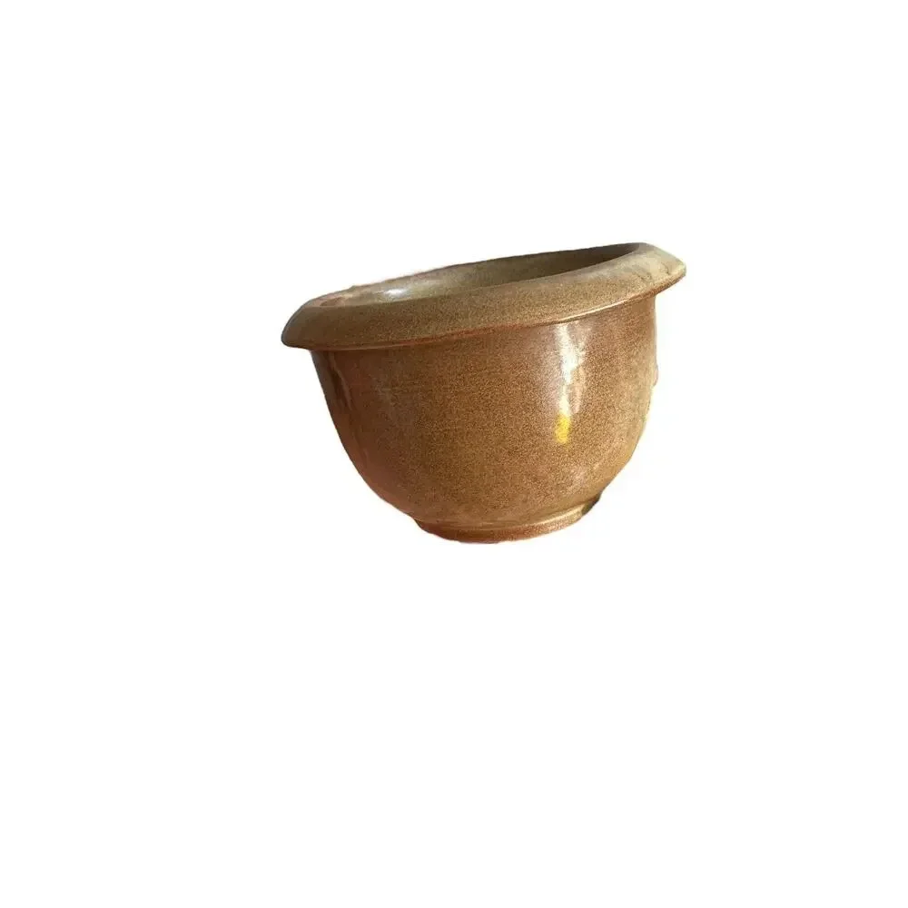 Frankoma BP Antique Japanese Seto Stoneware Bowl 19th Century Pottery